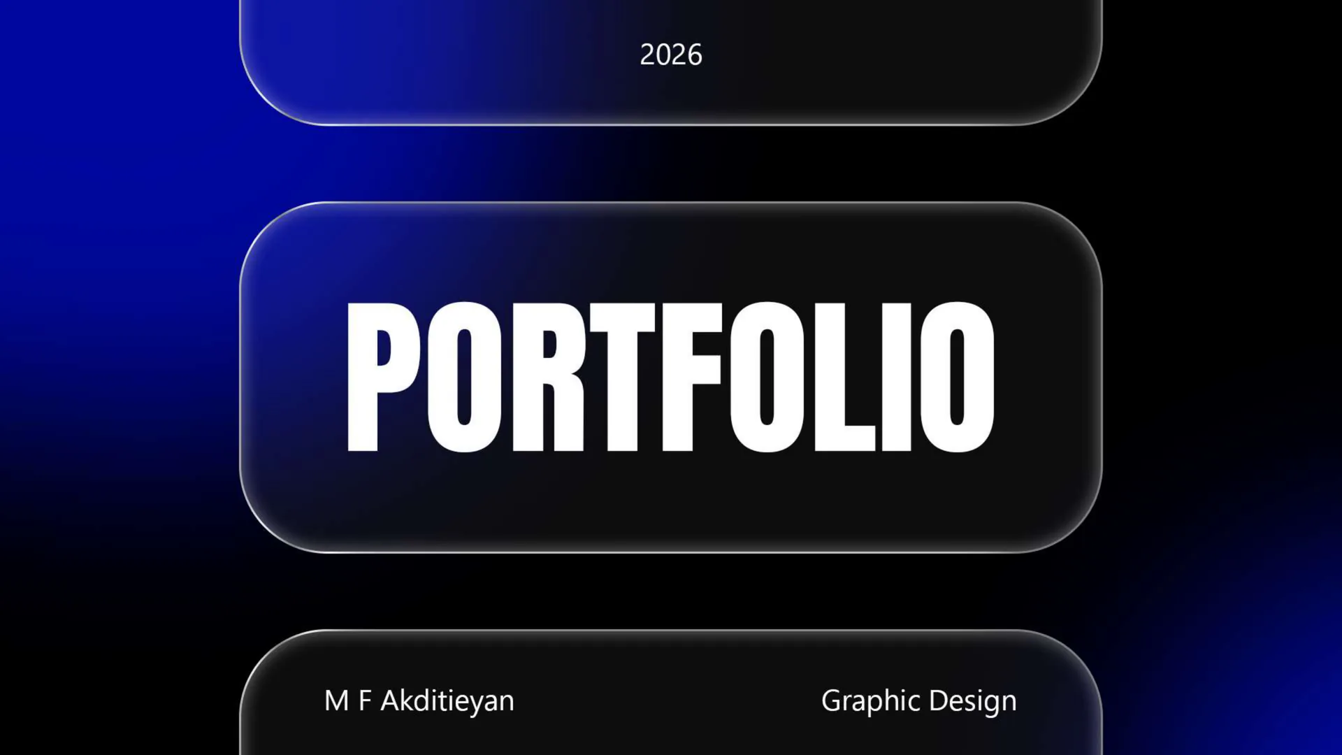 Portfolio cover.